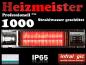 Preview: Infrarot Heizstrahler 1000 Infralogic Heizmeister Professionell IP65